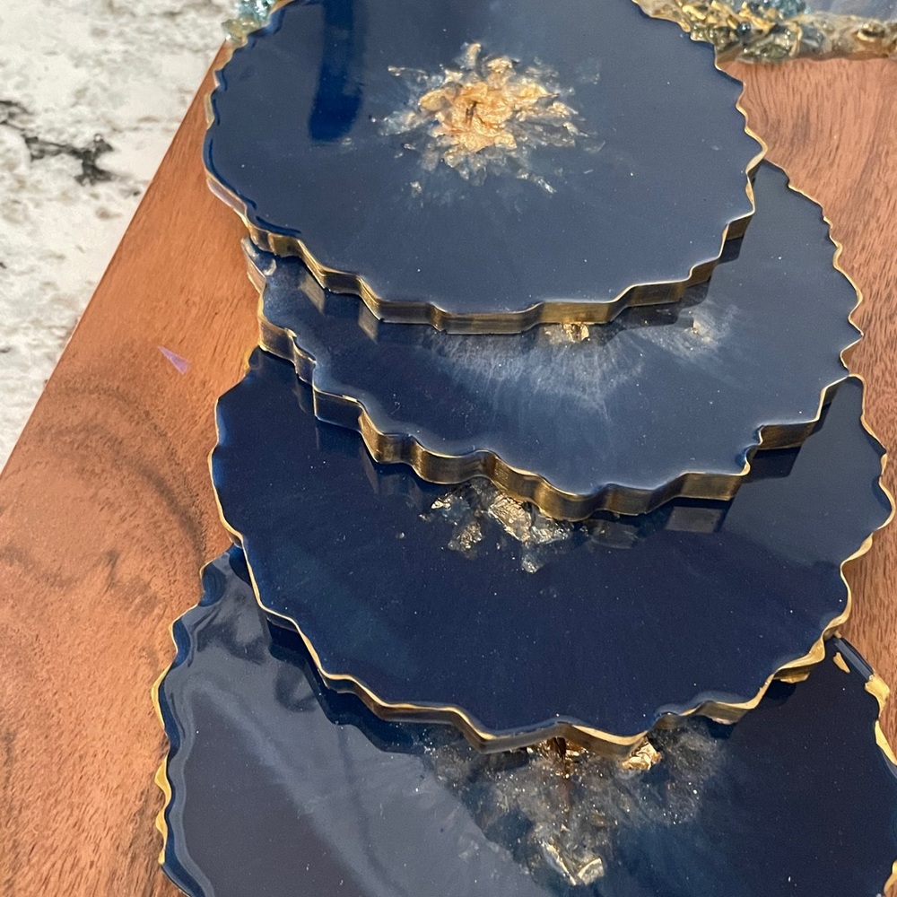 Custom Coasters & Cheese Board - Picture 2 of 7